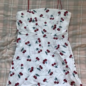 Cute Retro Vintage Cherry Mini Dress for Women